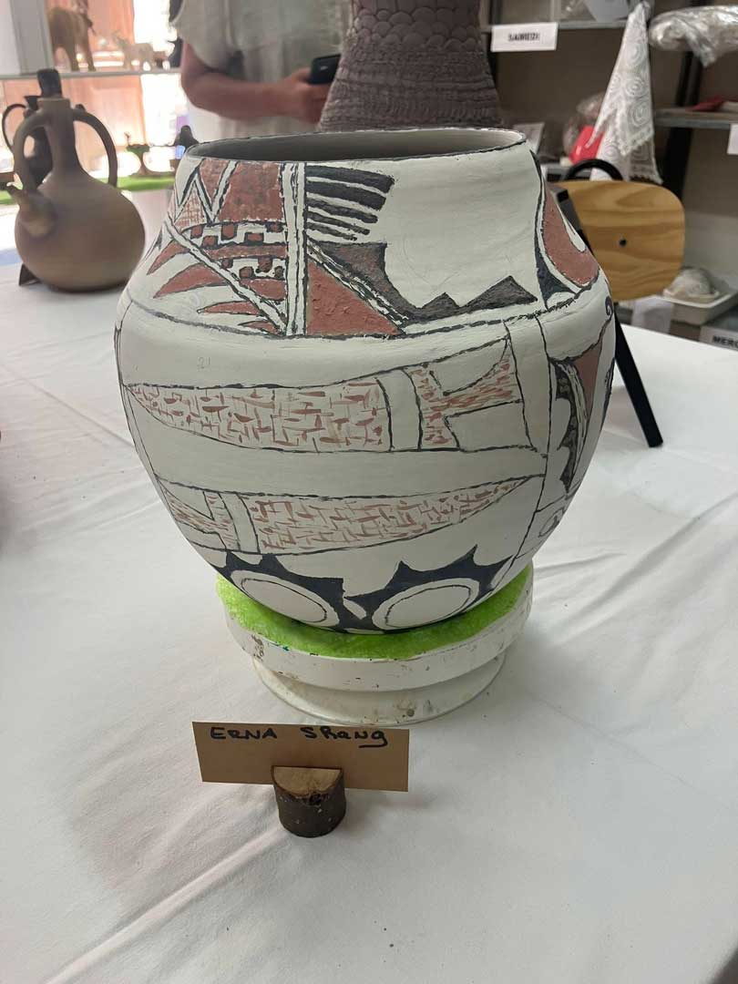 Vase grès émaillé - Serge et Erna